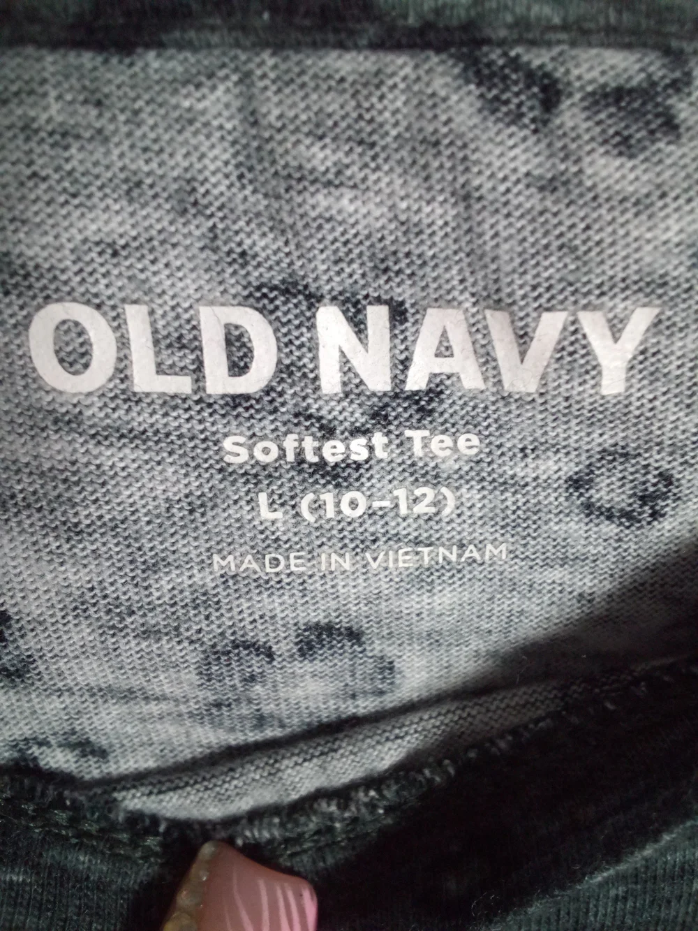 Old Navy Girls' Dark Gray Cheetah Print Long Sleeve Shirt